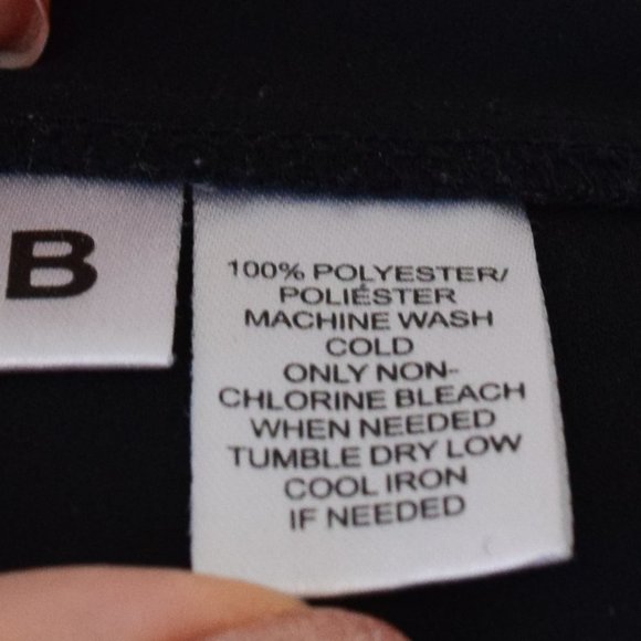 2/$20 Black Sheer Sleeve Chiffon Long Sleeve Top - Picture 8 of 8